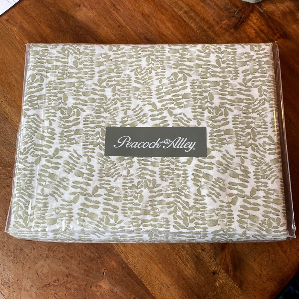 Fern Percale Queen Duvet Cover